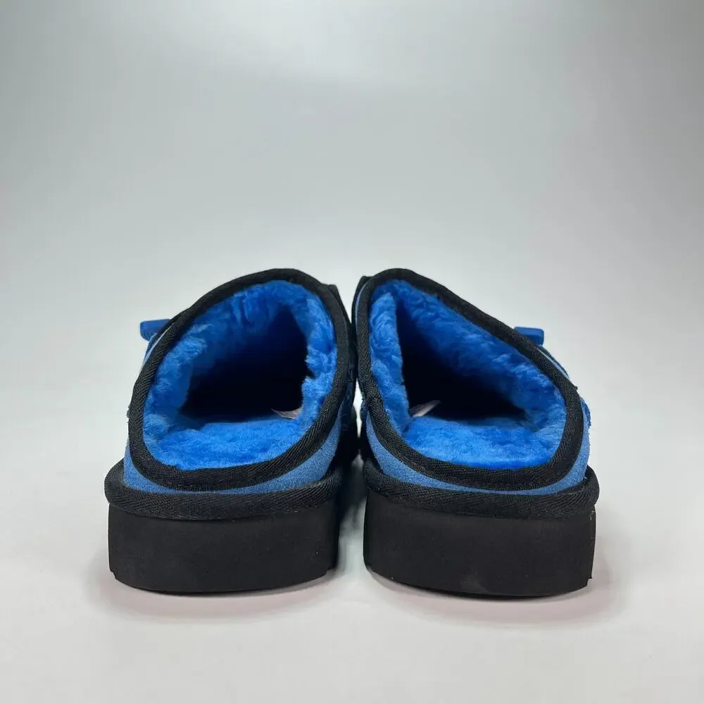 UGG Dune Dive Blue Black Adjustable Straps Slip On Slippers 1130931 Mens Size 11